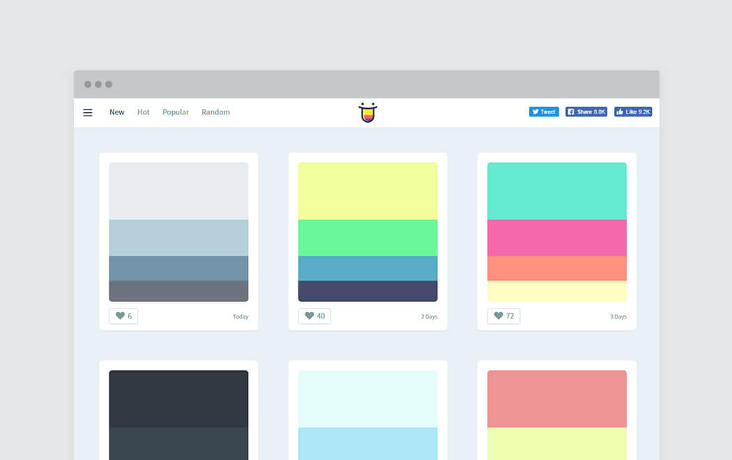 Color palette generator and color tool - Color Hunt