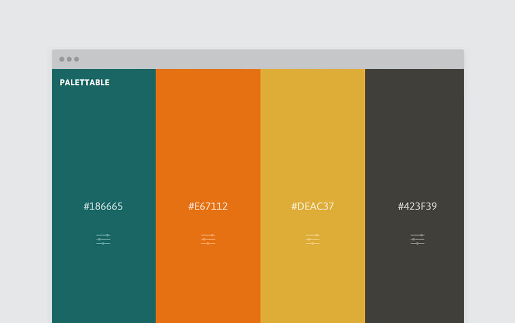 Color palette generator and color tool - Palettable