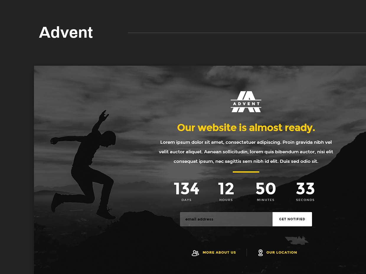 Free Website Template - Advent