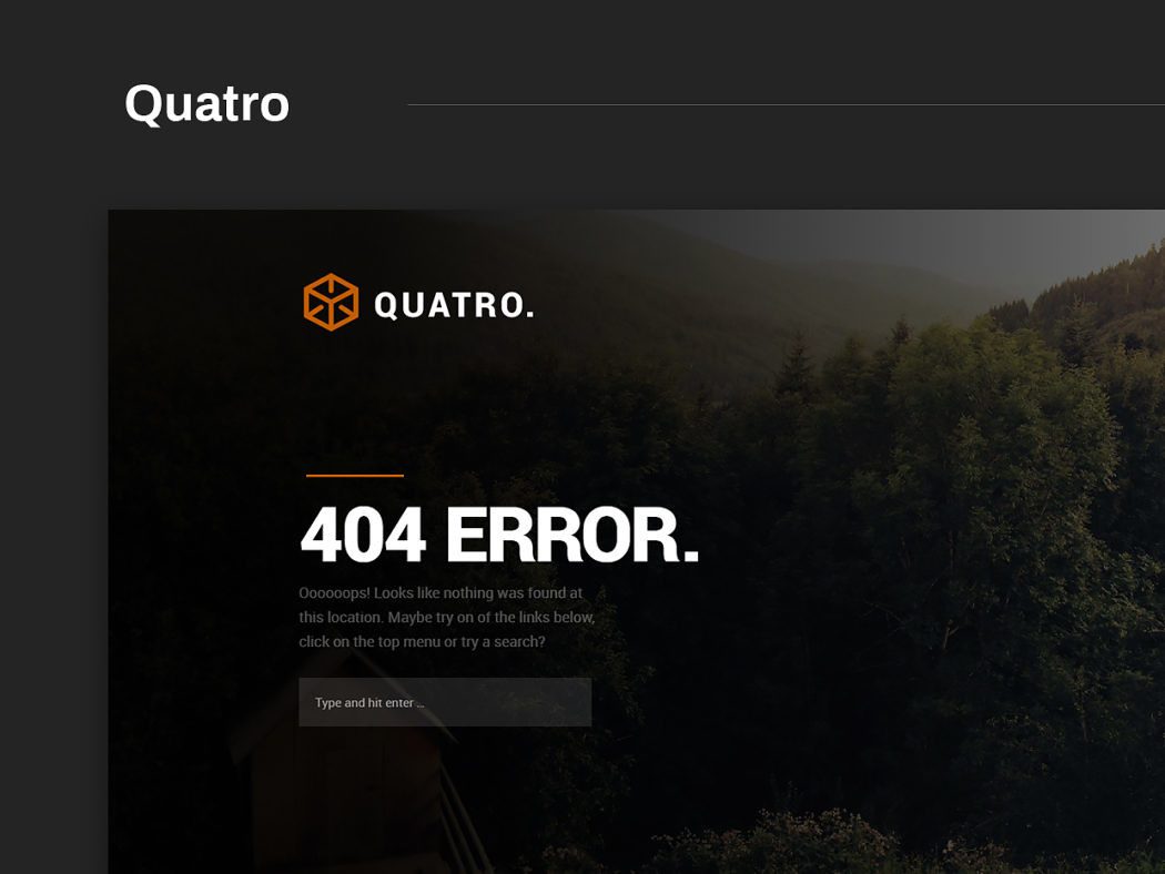 Free Website Template - Quatro