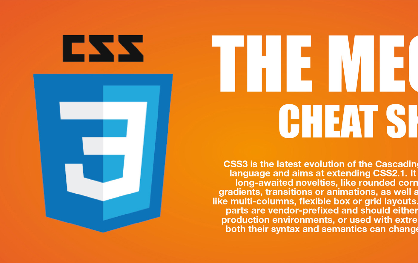 The Mega CSS3 Cheat Sheet Infographic