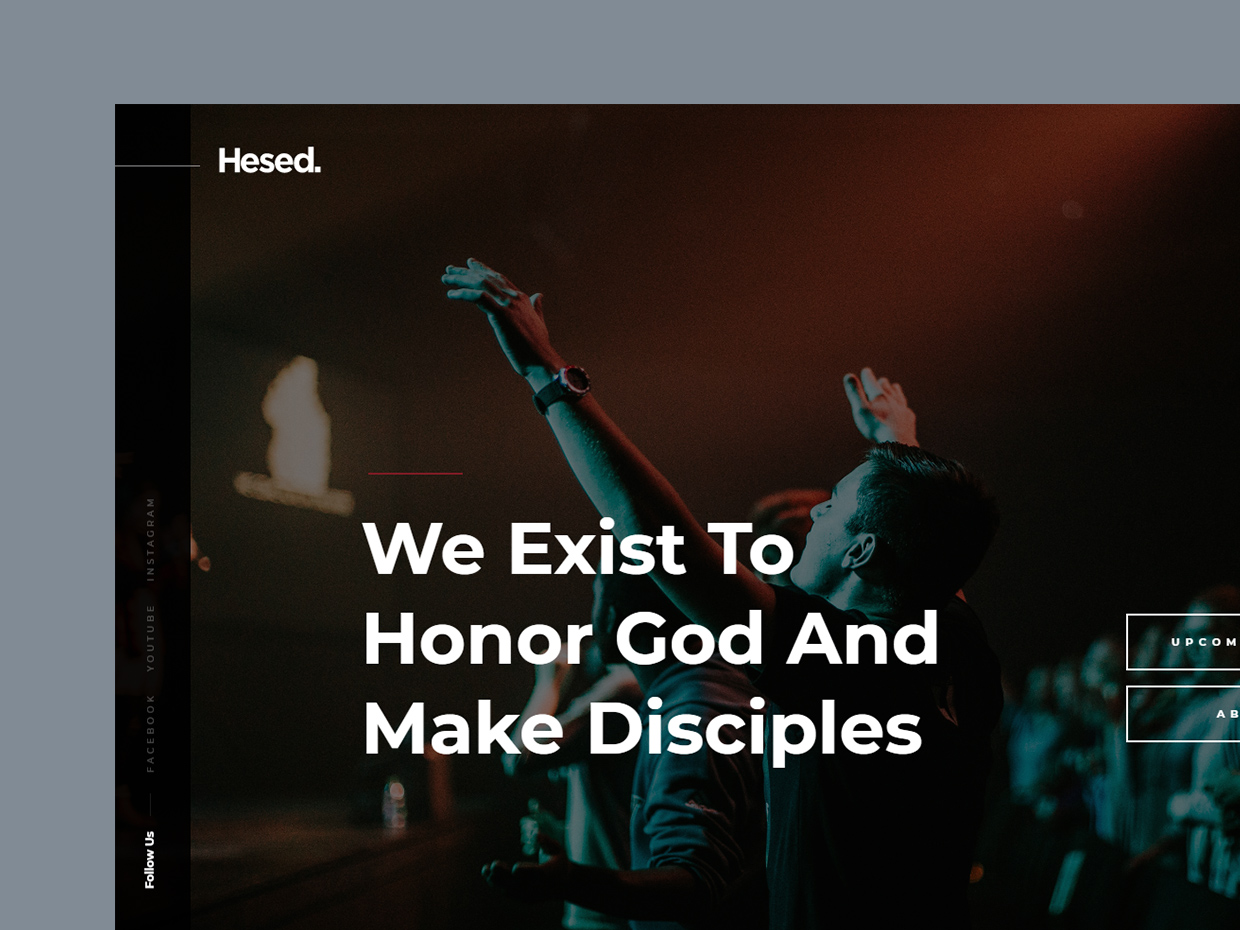 Hesed Free Church Website Template