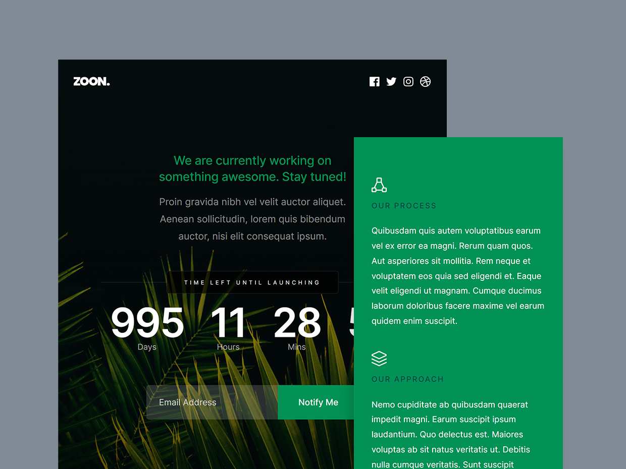 Free Website Template - Zoon 2.0.0 - 02