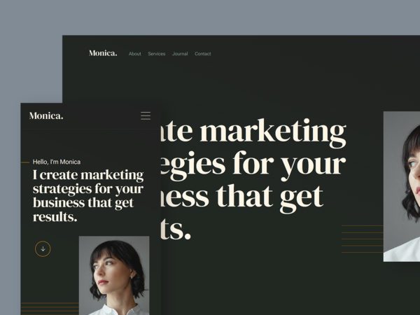Monica - Free Marketing Website Template - 02