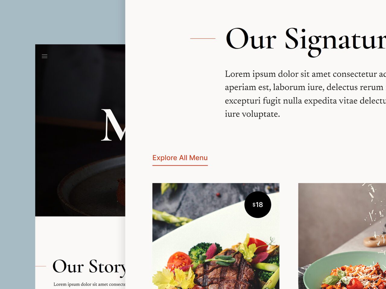 Maillard - Free Restaurant Website Template